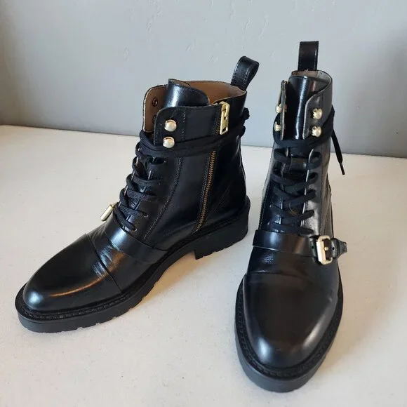 All Saints Combat Boots "LIKE NEW" - Picture 9 of 16